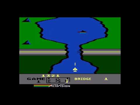 Видео: ❤Играем в  "River Raid"❤ Atari 800. play 60fps! 1982. Fly game, by Activision