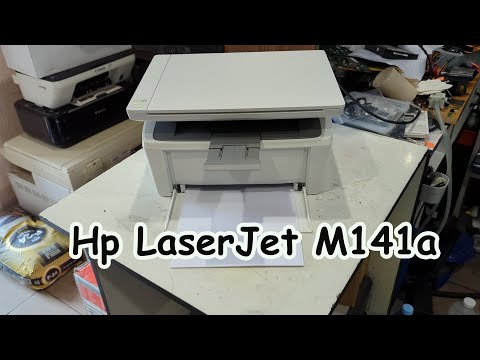 Видео: Hp LaserJet M141a колхозный обзор и заправка картриджа HP 150a