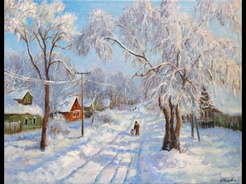 Видео: Безмятежность и чистота на зимних картинах Елены Кацевал