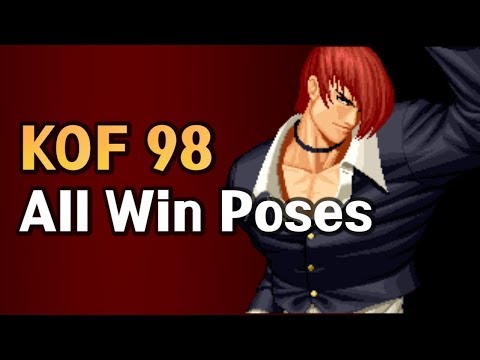 Видео: KOF 98: Все позы побед персонажей