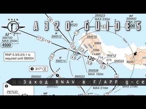 Видео: Процедуры FsLabs A320. Заход RNAV. Final APP guidance.