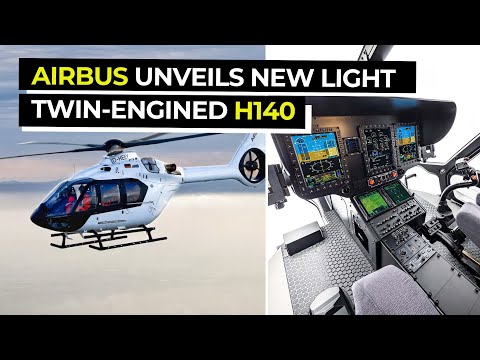 Видео: Airbus представляет H140 — новый лёгкий двухмоторный вертолёт, ввод в эксплуатацию которого запла...