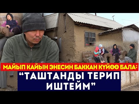 Видео: Майып кайын энесин баккан күйөө бала: “Таштанды терип иштейм” // Сокол Медиа