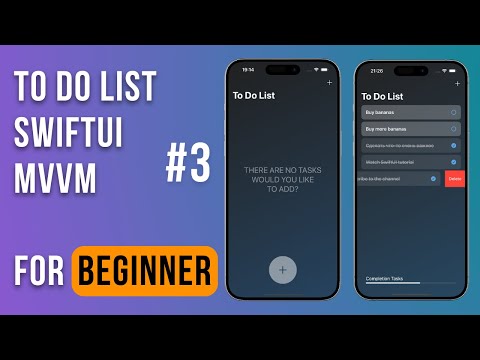 Видео: ToDo List на SwiftUI / MVVM / Урок 3