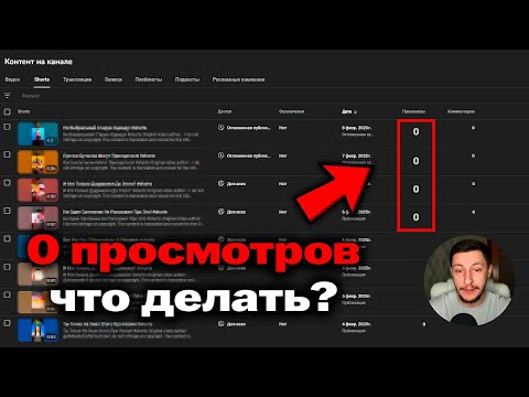Видео: 0 просмотров на shorts...что делать?