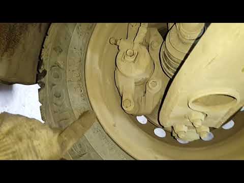 Видео: звонкий стук при движении, изношена направляющая тормозного суппорта сенс, ланос