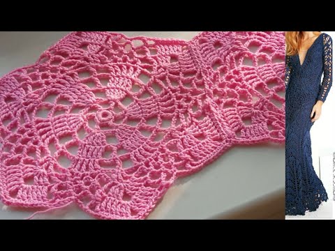 Видео: Не знаю как вам платье Но мотив подойдет для кардигана