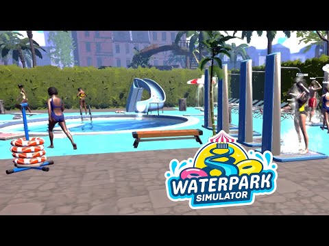 Видео: Красим Аквапарк - Waterpark Simulator #6