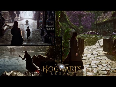 Видео: Красивая графика для Hogwarts Legacy