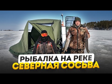 Видео: Рыбалка на реке Северная Сосьва! Жерлицы на щуку! #жерлицынащуку