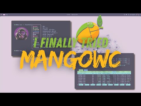 Видео: Первые впечатления от MangoWC — обзор нового оконного менеджера Wayland