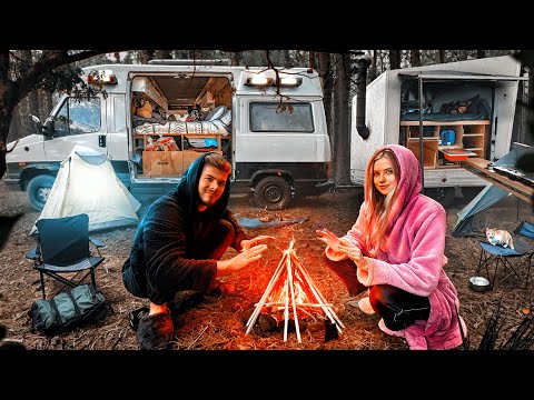 Видео: 24 ЧАСА с ДЕВУШКОЙ в САМОДЕЛЬНОМ ДОМЕ на КОЛЁСАХ!