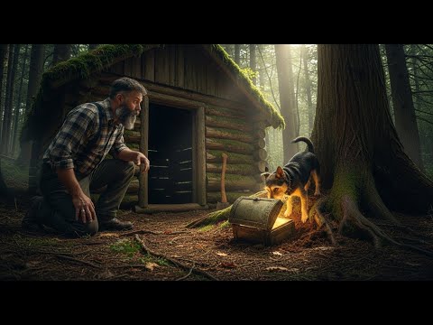 Видео: Лесоруб нашёл тайную хижину в лесу — Пёс откопал то, что изменило всё