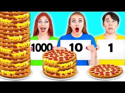 Видео: 100 Слоев еды Челлендж c Multi DO Challenge