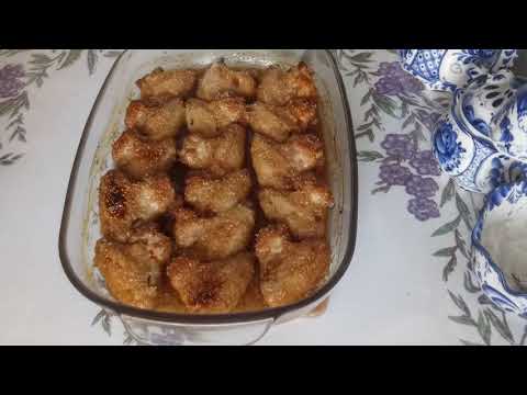 Видео: Куриные крылышки в медово-соевом соусе.
