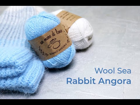 Видео: 🐇Пух кролика. Rabbit Angora Wool Sea. Обзор пряжи.