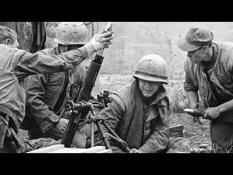 Видео: Япония Была Потрясена, Когда Америка Применяла Миномёты 60 мм Для Разгрома Атак Бансай