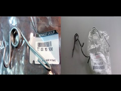 Видео: MITSUBISHI SPACE STAR, CARISMA. МКПП JB3. Пружина штока выбора передач MR276654 и 77 00 110 500.