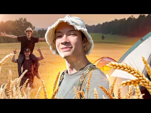 Видео: Поход с ночёвкой встретили ПАРАНОРМАЛЬНОЕ на заброшке!? Чуть не утонули в болоте.