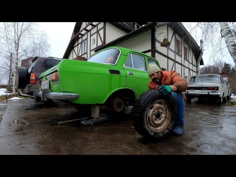 Видео: Готовлю Москвич-2140 к зимним гонкам на Москвичах