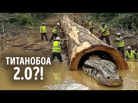 Видео: Змеи настолько ужасающие, что даже титанобоа убежала бы