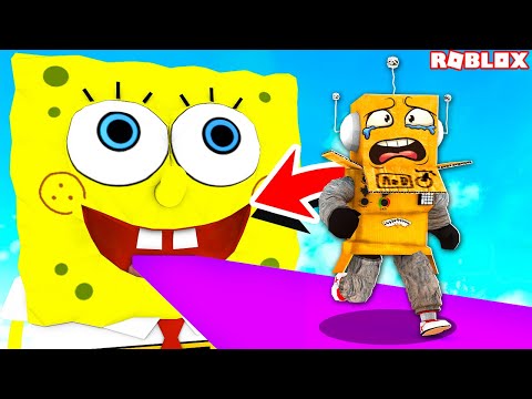 Видео: ПОБЕГ ОТ ГУБКИ БОБА! ROBLOX