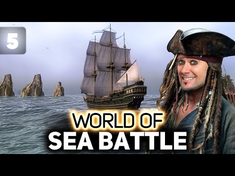 Видео: Строим Чёрную Жемчужину 🏴‍☠️ World of Sea Battle [PC 2023] #5