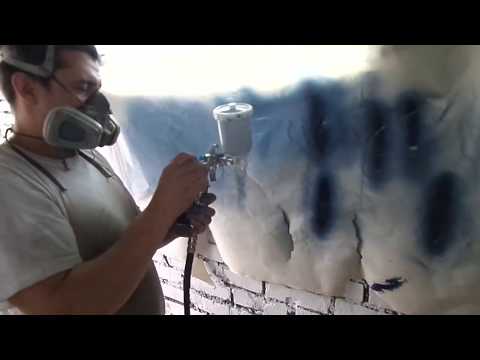 Видео: Тест копии краскопульта ANEST IVATA W 101 134g 1.3 H4. W101.  Бюджетный краскопульт.