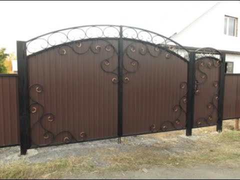 Видео: СТАНОК для ИЗГОТОВЛЕНИЯ РАСПАШНЫХ ВОРОТ и КАЛИТКИ #4 с установкой