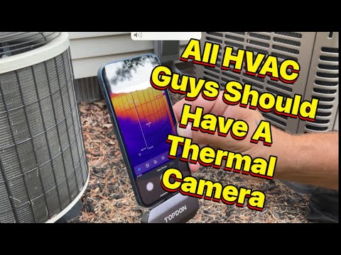 Видео: Диагностика систем отопления, вентиляции и кондиционирования воздуха с помощью тепловизионной кам...