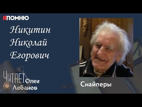 Видео: Никитин Николай Егорович. Проект "Я помню" Артема Драбкина. Снайперы.
