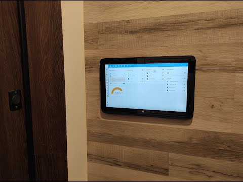 Видео: Панель управления для умного дома. Планшет на стену