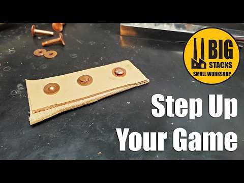 Видео: 3 способа установки медных заклепок в кожу