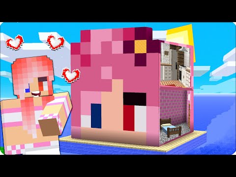 Видео: 💗Я Построила ДОМ ВНУТРИ ГОЛОВЫ ЛЕСКИ в Майнкрафте! Леска Нубик Кубик Брок!💗