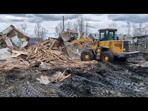 Видео: Строим дом в условиях крайнего севера. Часть 3. Снос...