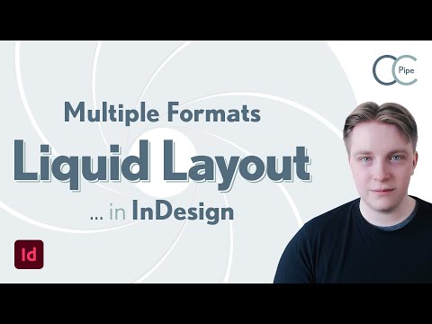Видео: Как использовать жидкие и альтернативные макеты в InDesign