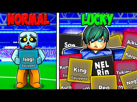 Видео: 100 счастливых вращений против 1000 обычных вращений в Blue Lock Rivals...