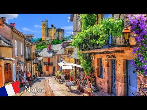 Видео: Нажак, Франция 🇫🇷 Тур по французской деревне 🌞 Самые красивые деревни Франции 🌷 4K