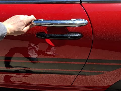 Видео: Хромированная ручка двери MINI Cooper