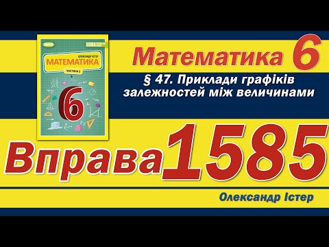 Видео: Істер Вправа 1585. Математика 6 клас