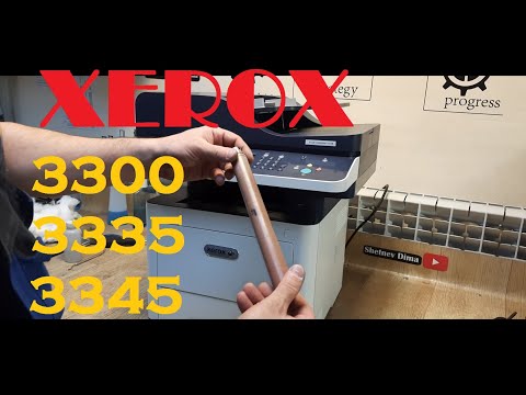Видео: XEROX 3335 / 3345 Ремонт печки. Тефлоновый вал. Upper Fuser Roller. Repair