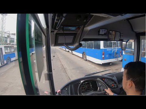 Видео: Гоняем на автономке ) | Троллейбус УТТЗ - 6241.01 (МАЗ 203Т), Чебоксары.