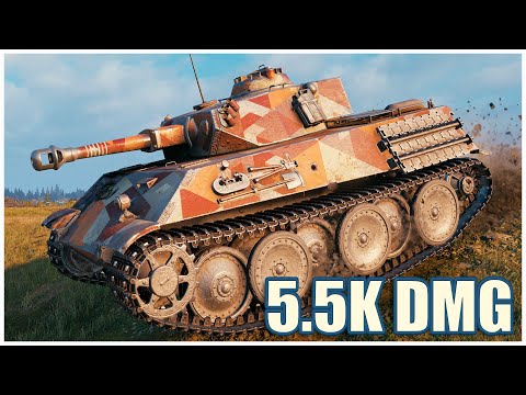 Видео: VK 28.01 mit 10,5 cm L/28 • 5.5К УРОНА 9 ФРАГОВ • WoT Gameplay
