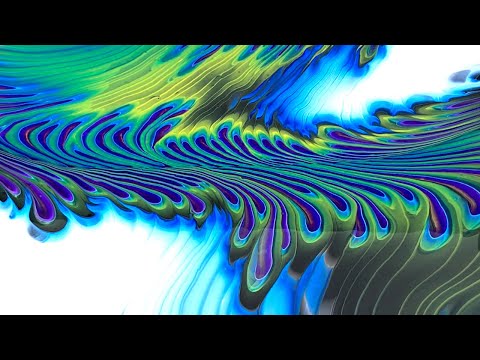 Видео: Другое направление | Флюид Арт | Акриловая краска для рисования | одна техника - три картинки