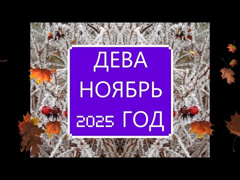 Видео: ДЕВА. НОЯБРЬ 2025 ГОДА ГОРОСКОП по ЗВЁЗДАМ и по РУНАМ.