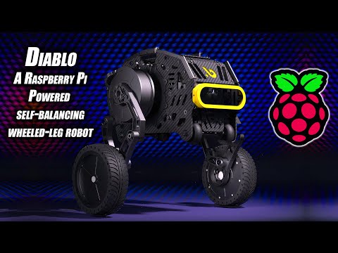 Видео: Diablo — первый в мире самобалансирующийся робот с прямым приводом на базе Raspberry Pi!