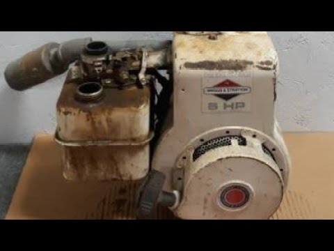 Видео: Восстановление двигателя Briggs & Stratton мощностью 5 л.с. и восстановление карбюратора (JOATD)
