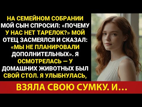 Видео: На семейном воссоединении мой сын спросил: «Почему у нас нет тарелок?» Мой папа рассмеялся...