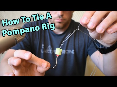 Видео: Как завязать оснастку «помпано» для ловли рыбы с берега (ловит помпано, мерланга, черного горбыля...
