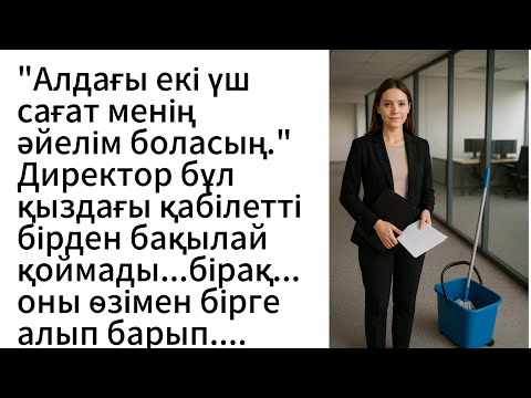 Видео: Алдағы екі үш сағат менің әйелім боласың.... Директор еден жуушы әйелге шарт қойды. Ол жерде ол әйел